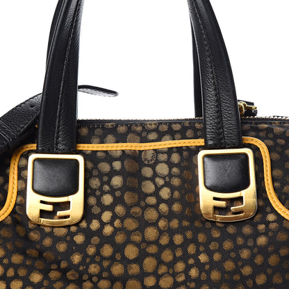 Fendi Jacquard Chameleon Tote Black 12 of 12