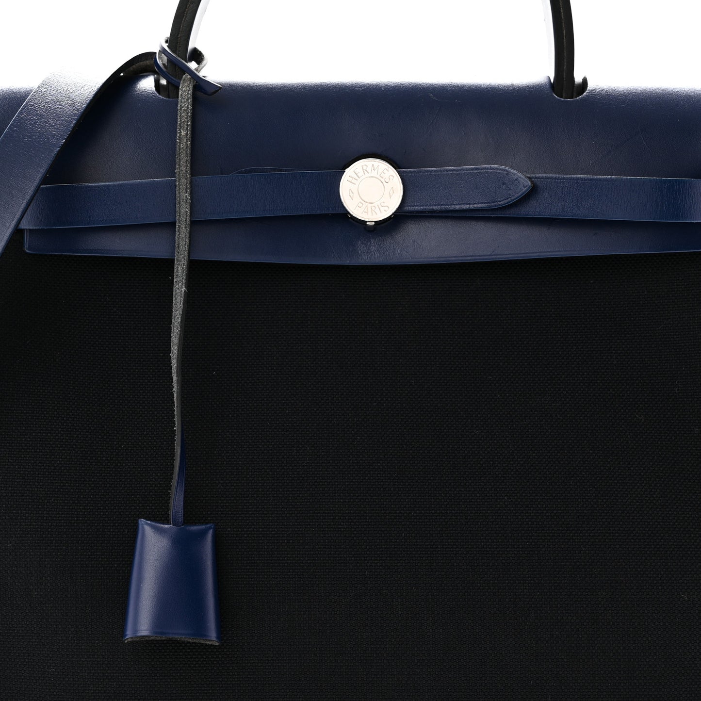Military Toile Vache Hunter Herbag Zip 31 PM Black Bleu Saphir
