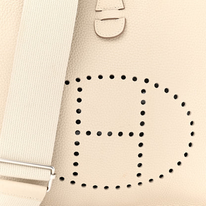 Hermes Taurillon Clemence Evelyne III PM Craie 8 of 15