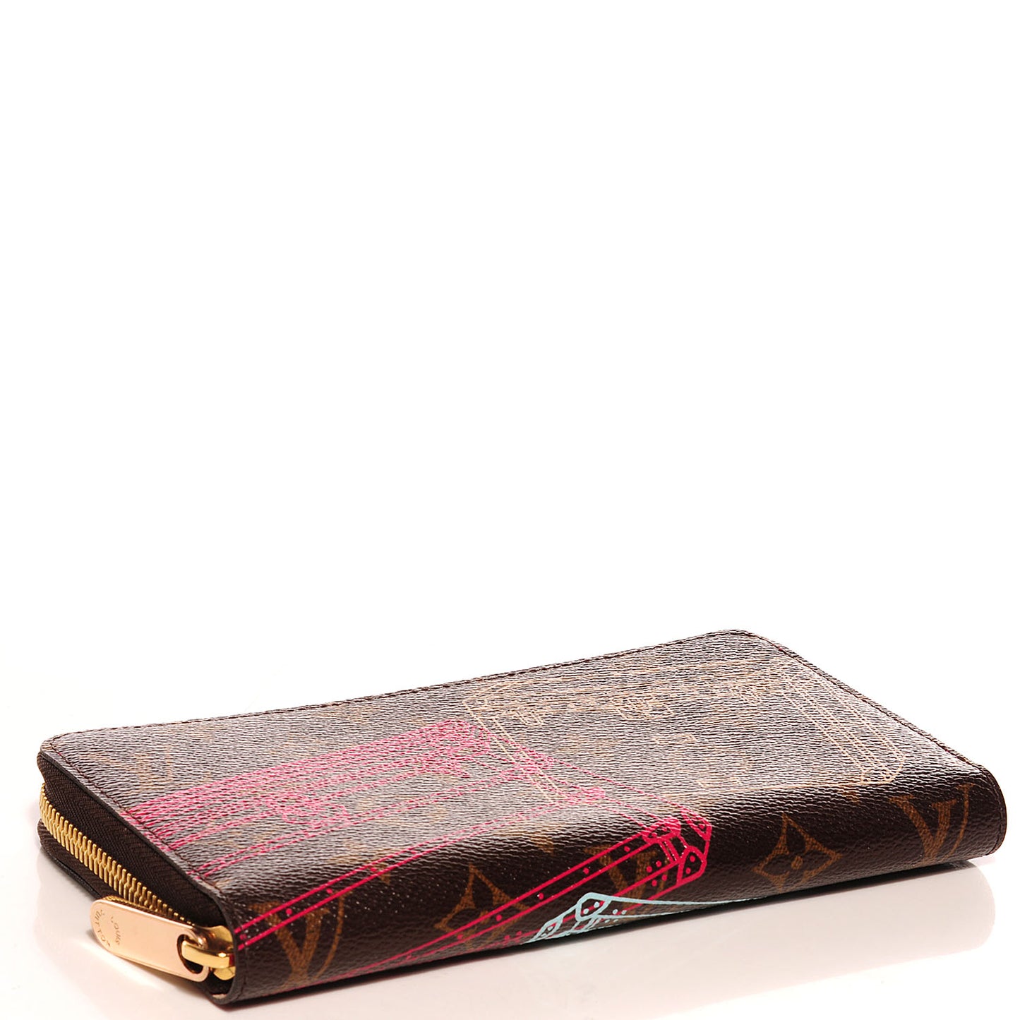 Monogram 2014 Christmas Animation Zippy Wallet