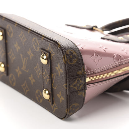 Louis Vuitton Vernis Epi Monogram Alma BB Rose Pale 7 of 10
