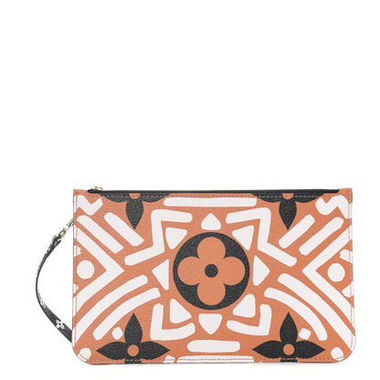 Louis Vuitton Monogram Giant Crafty Neverfull MM GM Pochette Creme Caramel 1 of 6