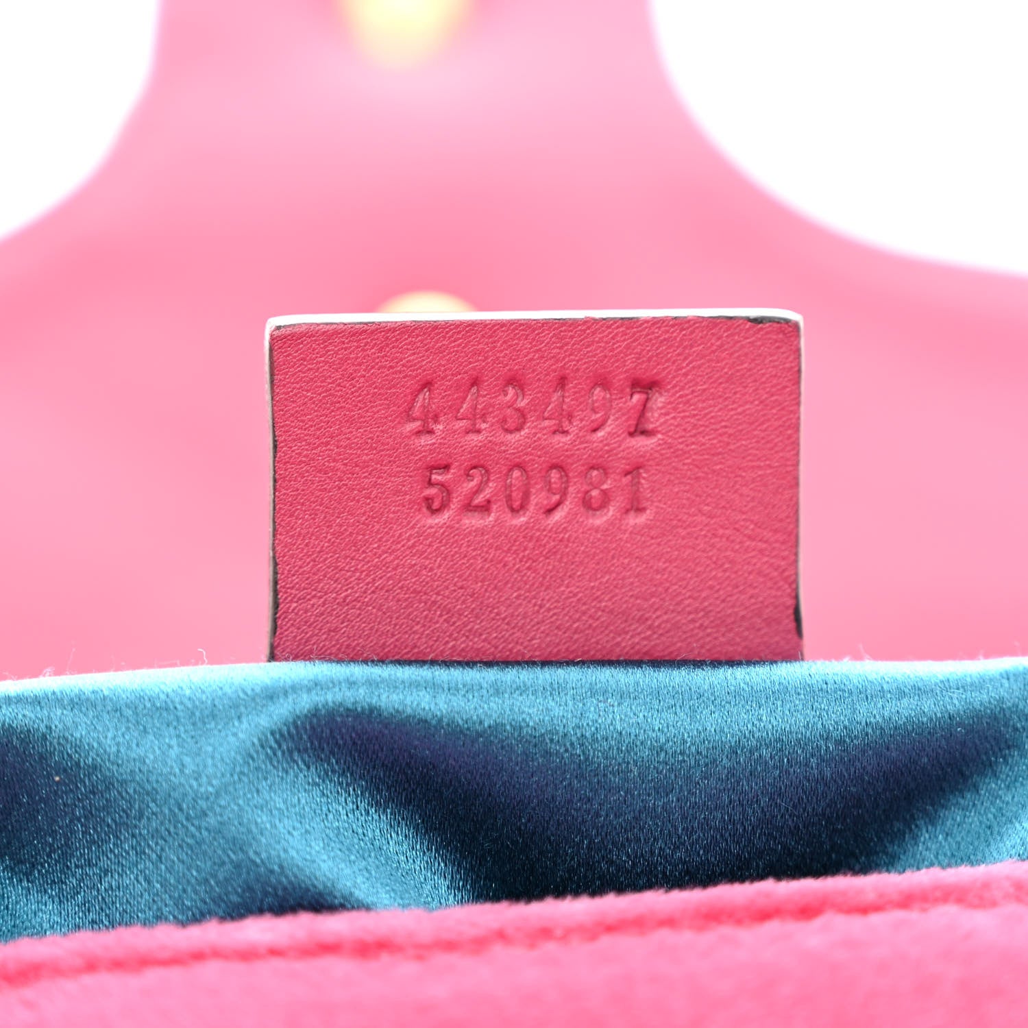 Gucci Velvet Matelasse Small GG Marmont Shoulder Bag Light Raspberry Rose 7 of 10