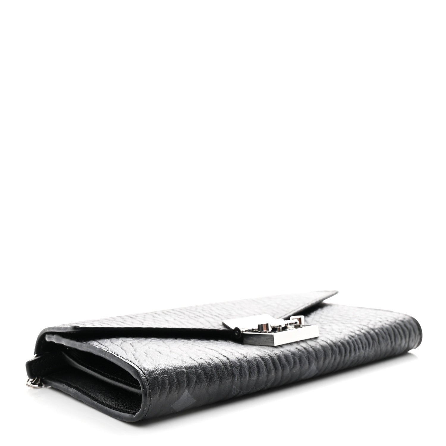 MCM Visetos Large Patricia Wallet On Chain Black 1817624