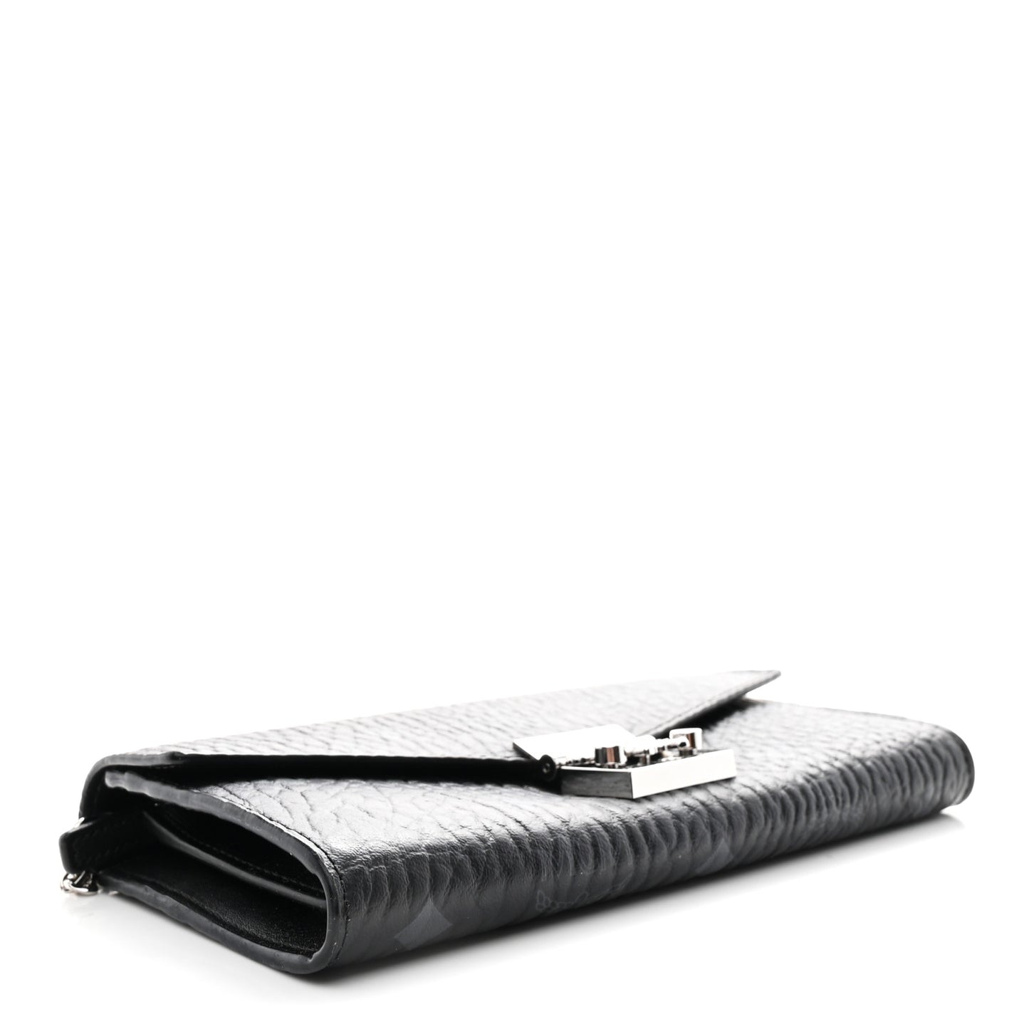 Visetos Large Patricia Wallet On Chain Black