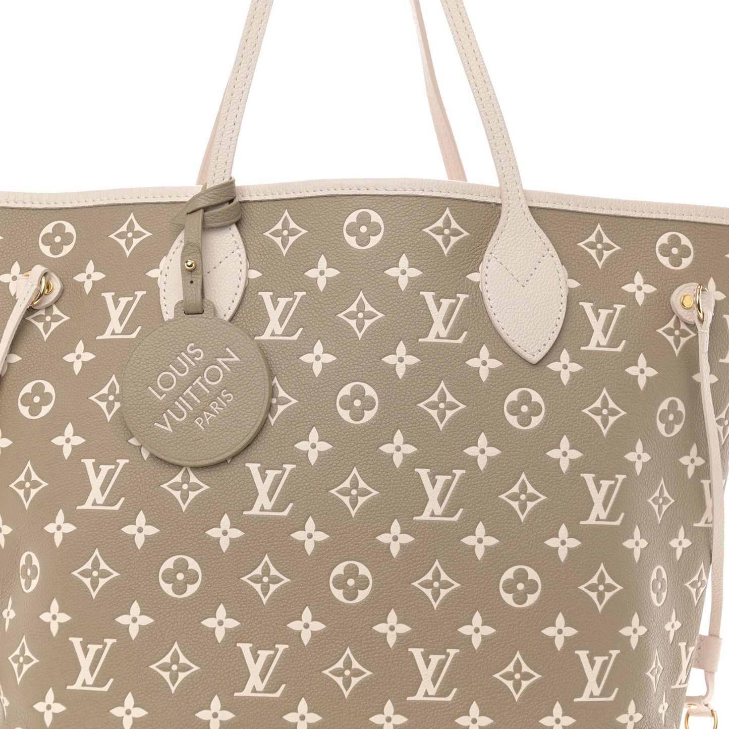 Empreinte Monogram Spring In The City Neverfull MM Kaki Beige Cream