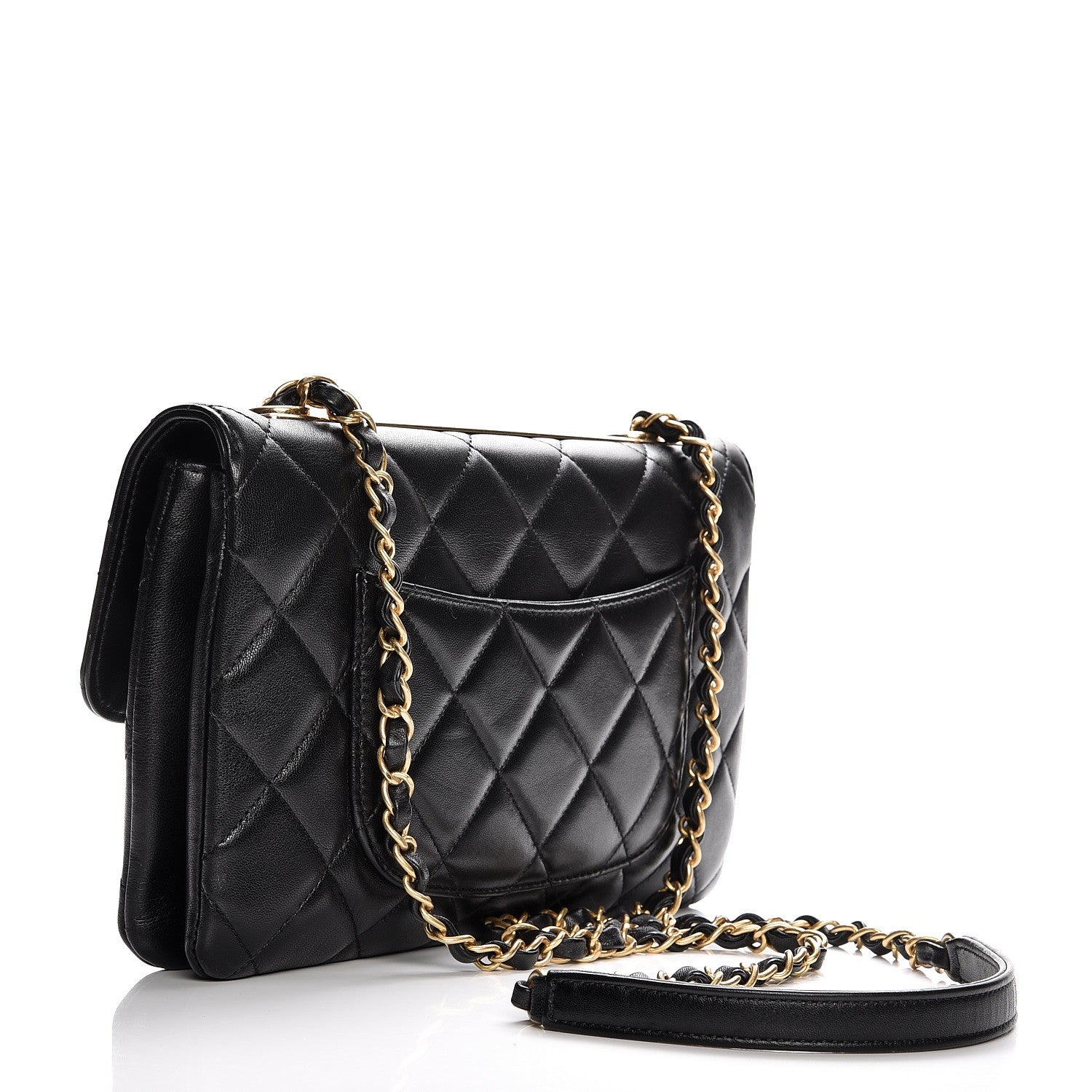 Chanel Lambskin Quilted Medium Trendy CC Flap Black 3 of 8