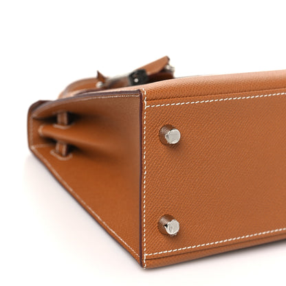 Hermes Epsom Kelly Sellier 25 Gold 9 of 10