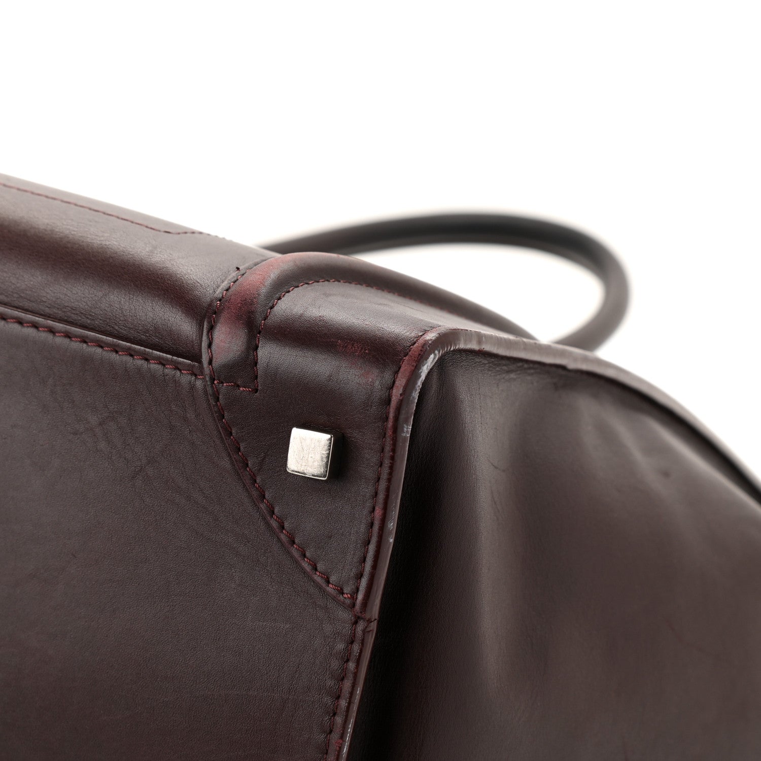 Celine Smooth Calfskin Small Luggage Burgundy 7 of 18