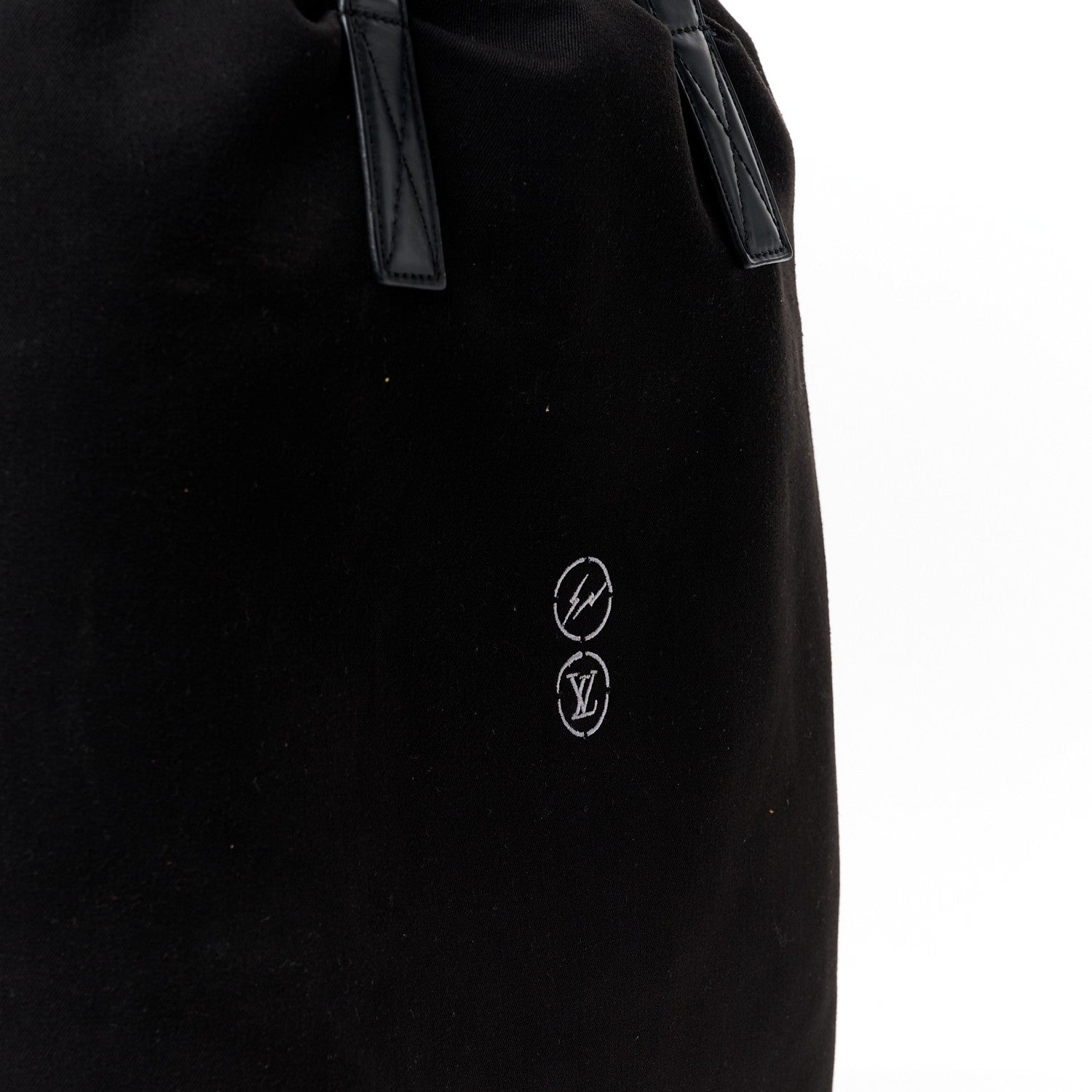 Louis Vuitton Canvas Fragment Cabas Light Tote Bag Black 1537610