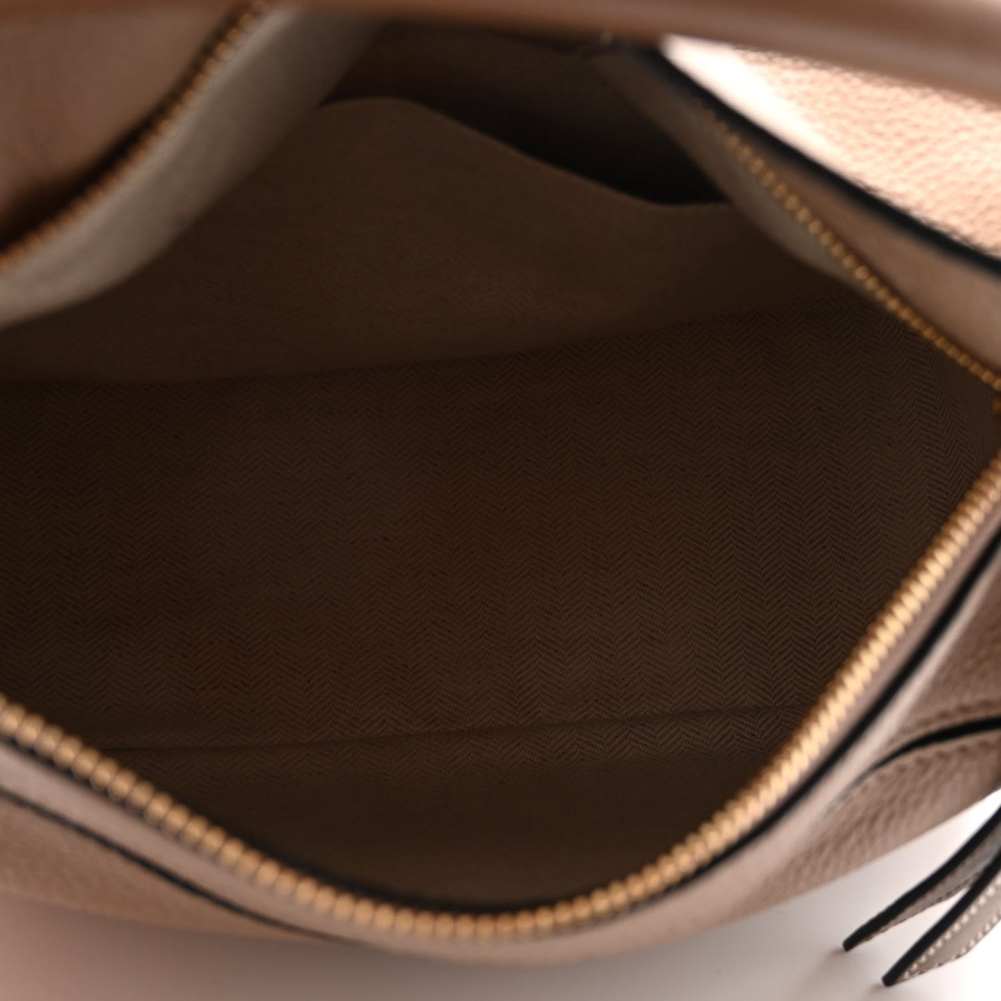 Grained Calfskin Small Puzzle Bag Sand Mink