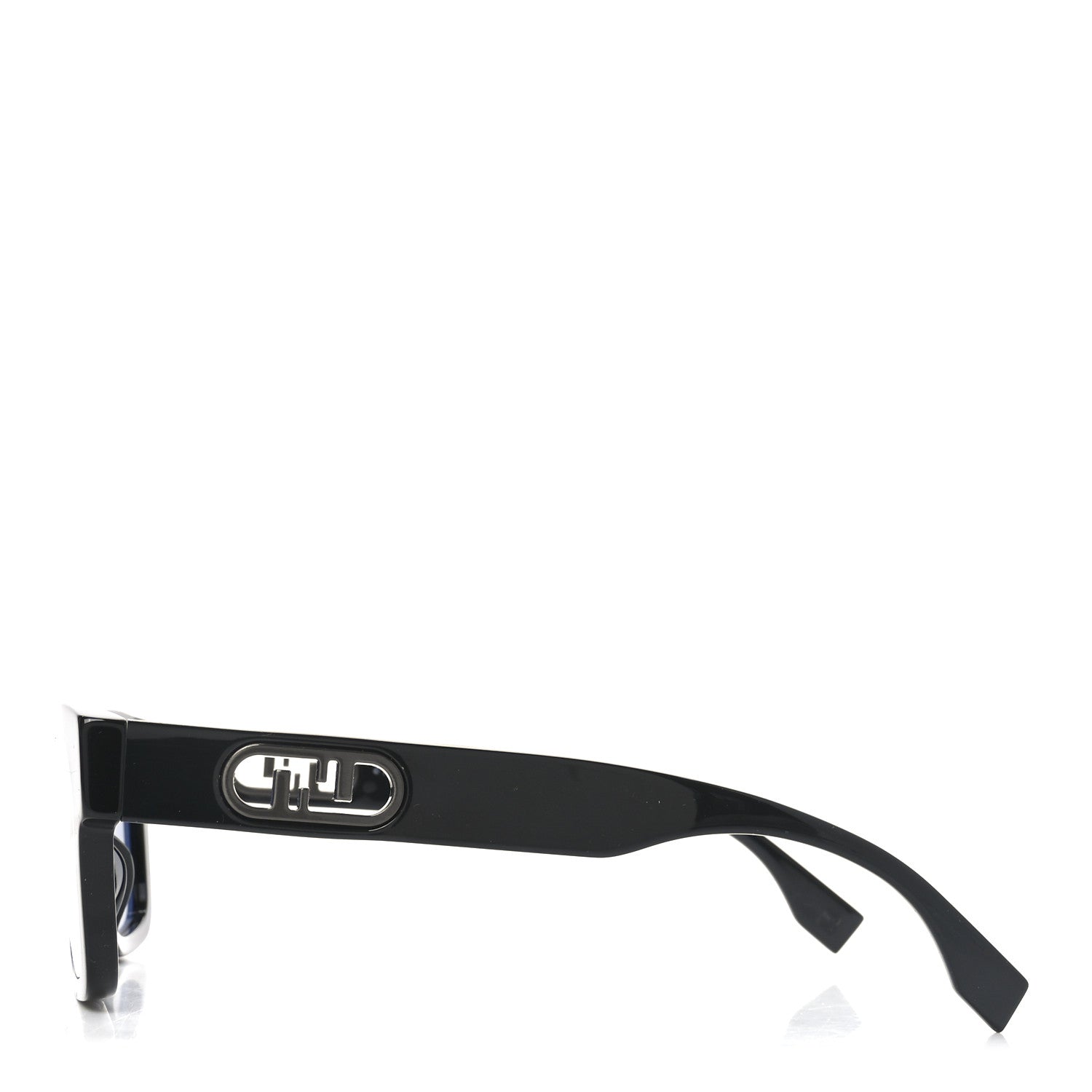 Fendi Acetate O'Lock Square Sunglasses FE40107I Black 3 of 7
