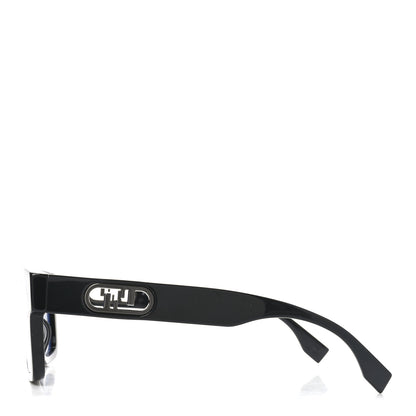 Fendi Acetate O'Lock Square Sunglasses FE40107I Black 3 of 7