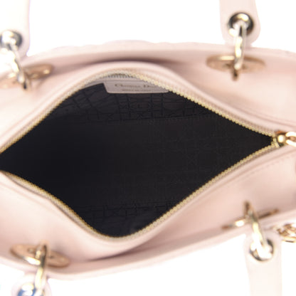 Christian Dior Lambskin Cannage Medium Lady Dior Light Pink 4 of 8