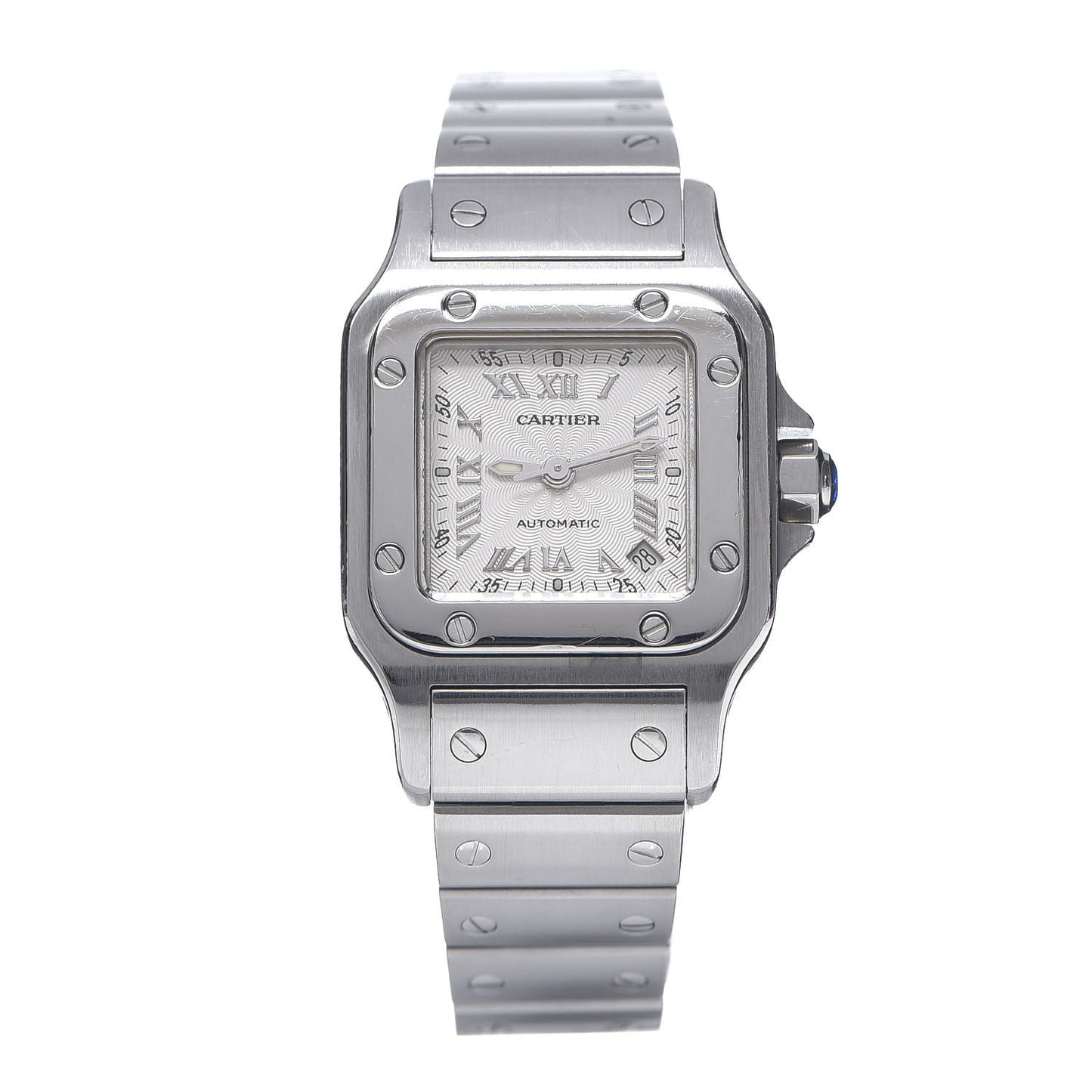 Stainless Steel 24mm Santos de Cartier Galbee Automatic Watch