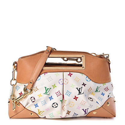 Louis Vuitton Monogram Multicolor Judy MM White 1 of 9