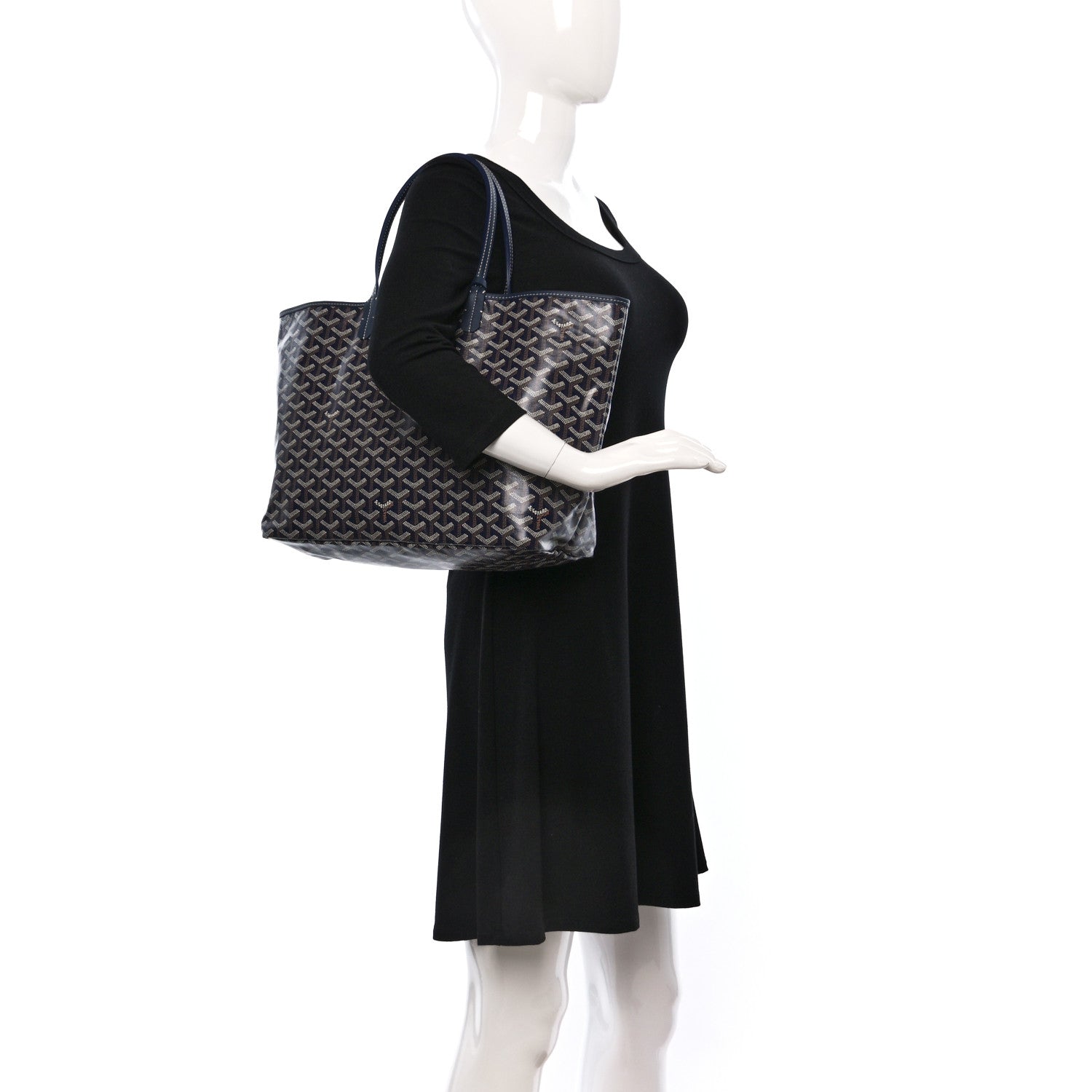 Goyard Goyardine Saint Louis PM Navy 2 of 9