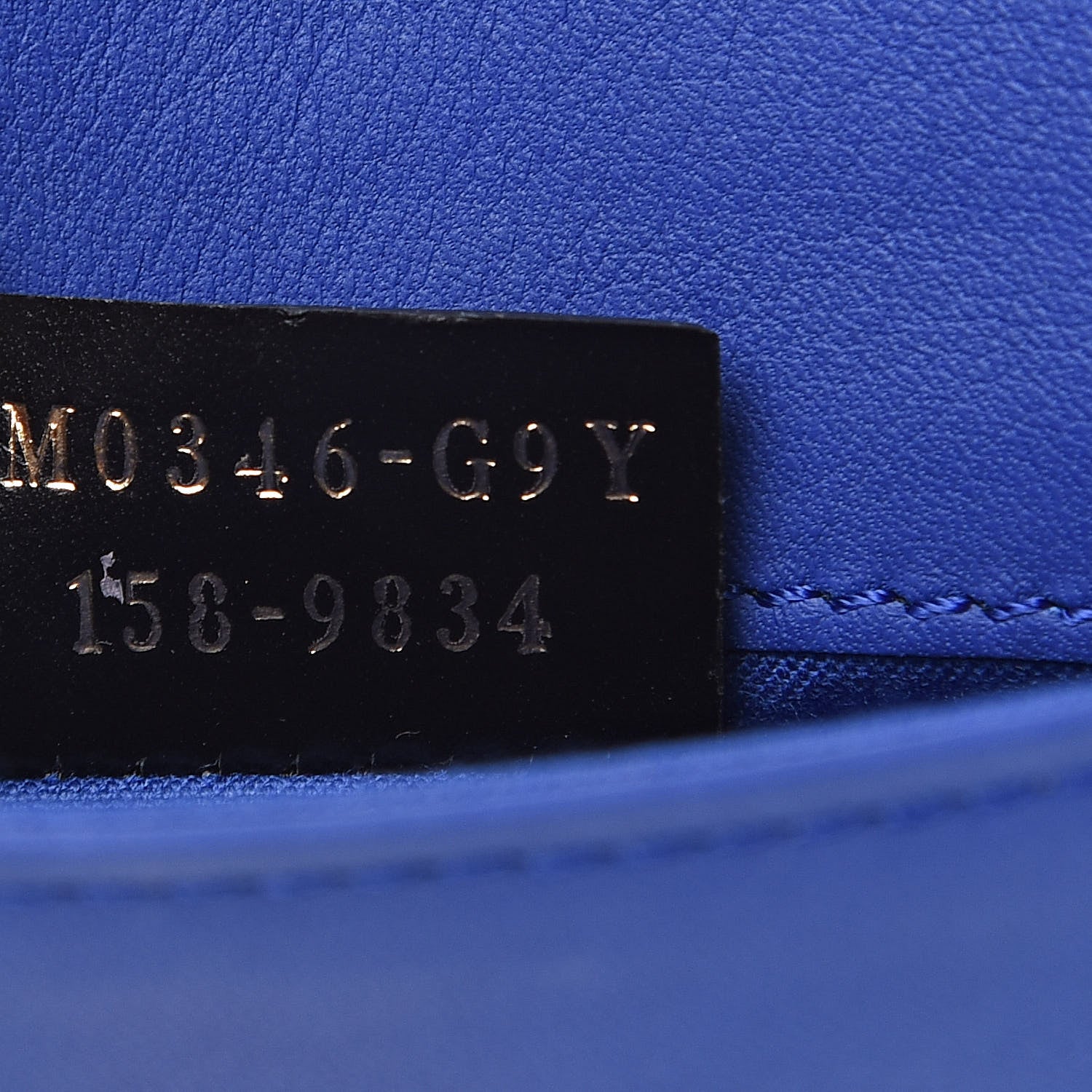 Fendi Vitello Flamingo Tube Wallet on Chain Blue Neon 7 of 11