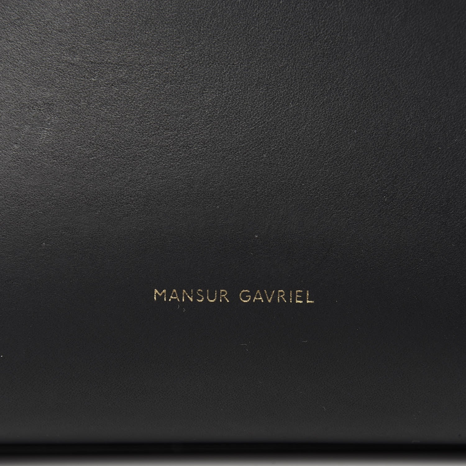 Mansur Gavriel Vegetable Tanned Calfskin Mini Mini Sun Bag Black Flamma 8 of 8