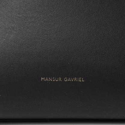 Mansur Gavriel Vegetable Tanned Calfskin Mini Mini Sun Bag Black Flamma 8 of 8