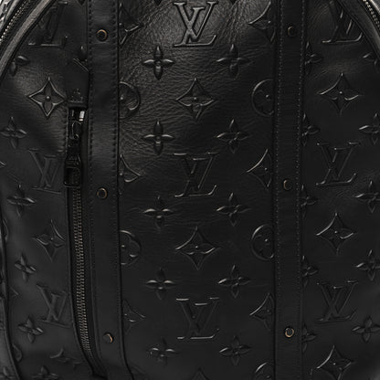 Louis Vuitton Monogram Seal Armand Backpack Black 7 of 10