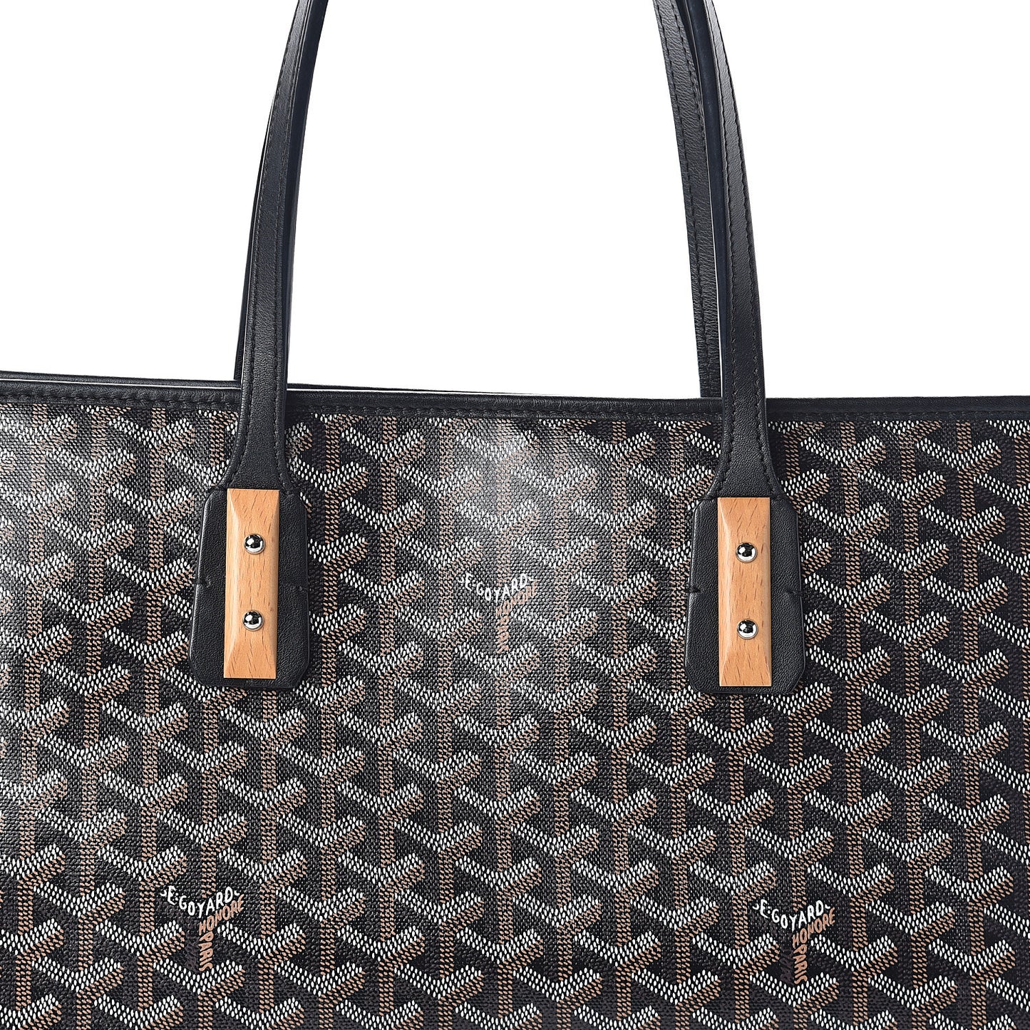 Goyardine Marquises Tote Black