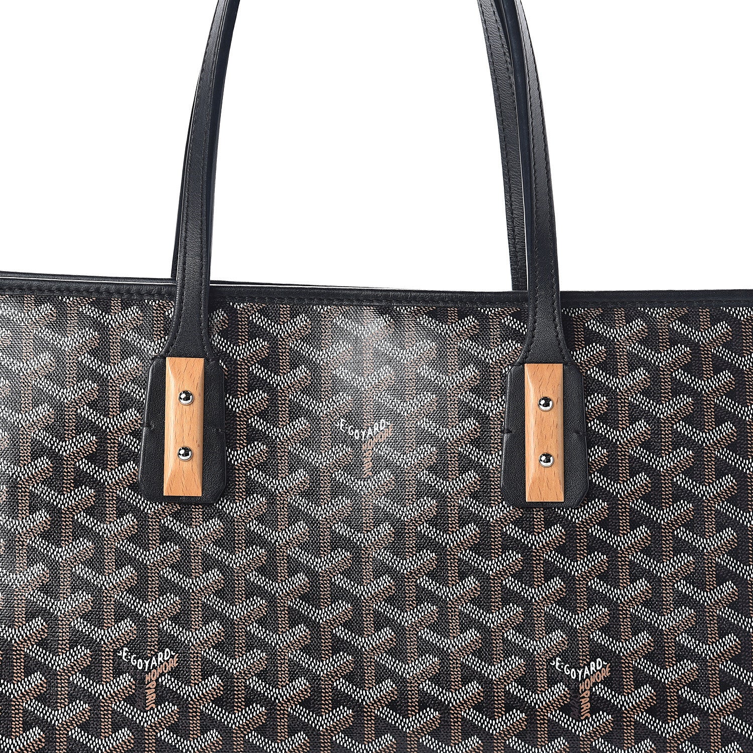 Goyard Goyardine Marquises Tote Black 6 of 8