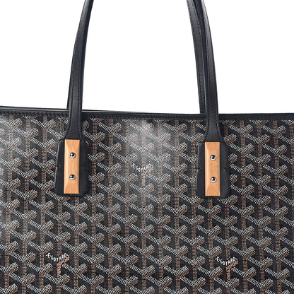 Goyard Goyardine Marquises Tote Black 6 of 8