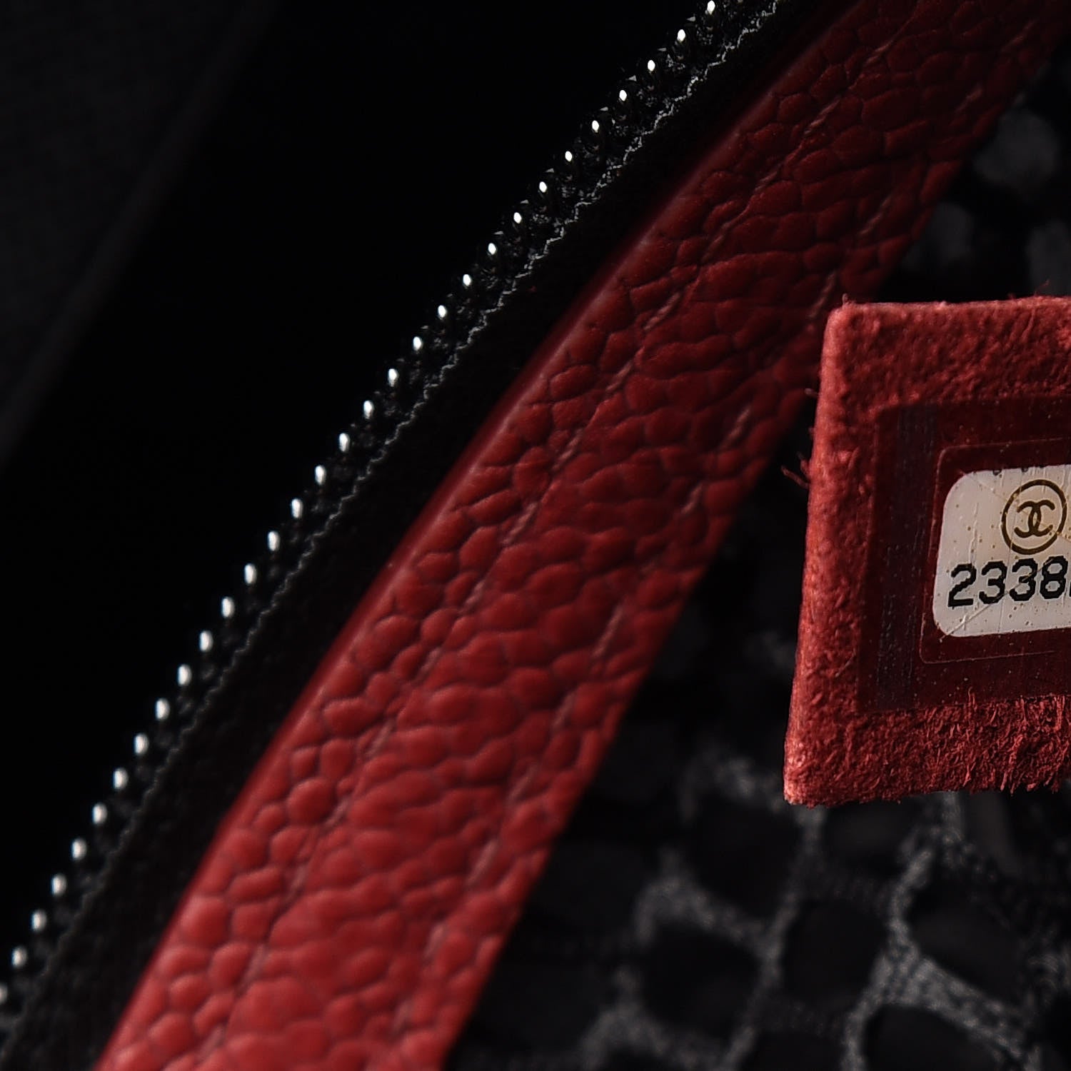Chanel Caviar Stitched Trolley Rolling Luggage Black 7 of 15