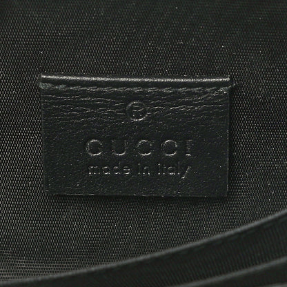 Gucci Calfskin Matelasse GG Marmont Zip Around Card Case Black 5 of 13