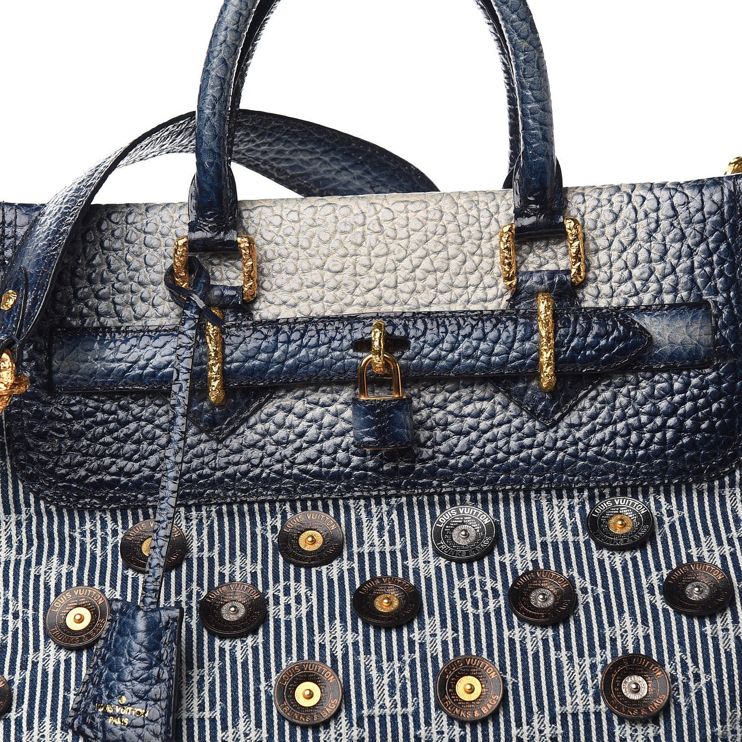 Louis Vuitton Denim Stripes Polka Dot Corsaire Navy 6 of 12
