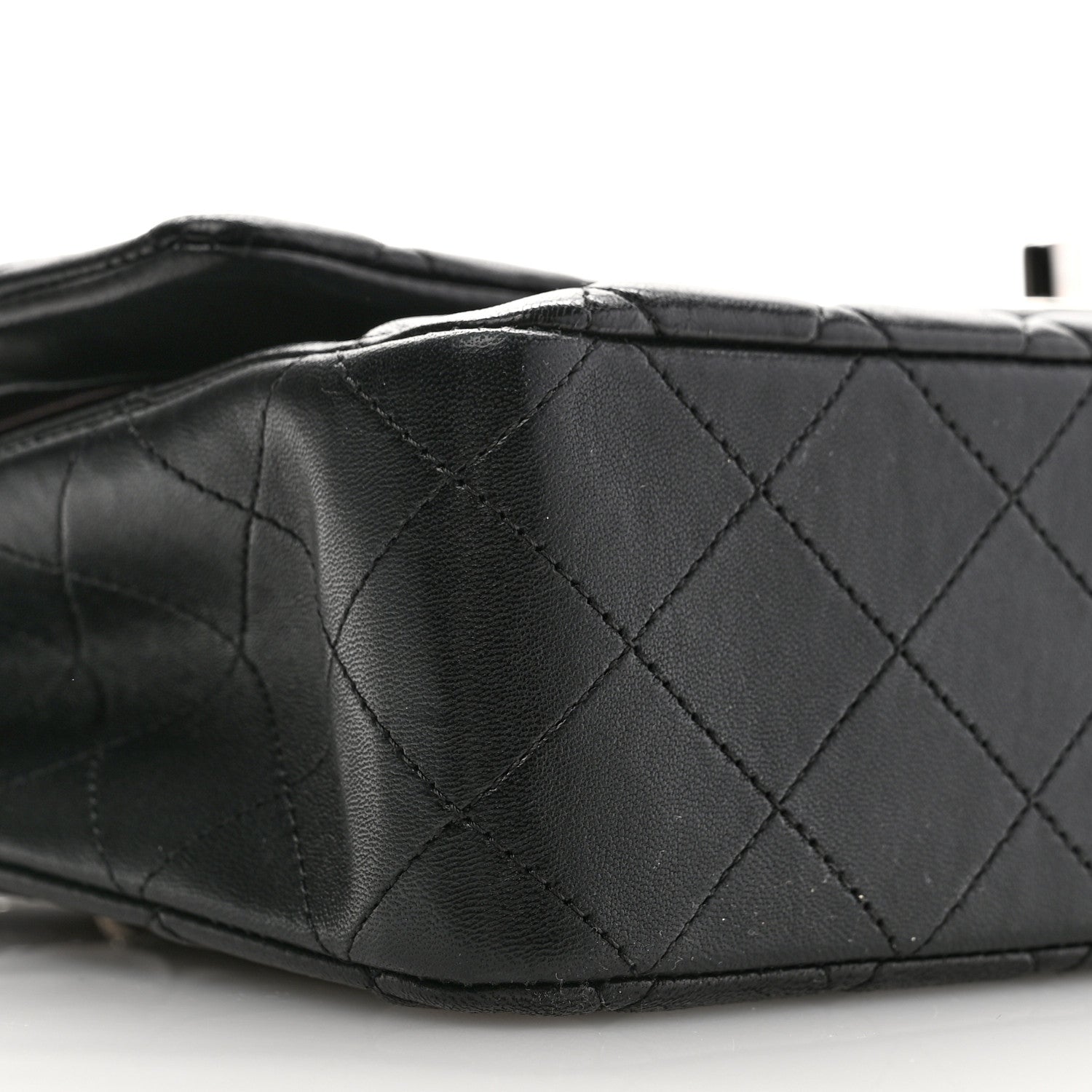 Chanel Lambskin Quilted Medium Double Flap Black 9 of 12