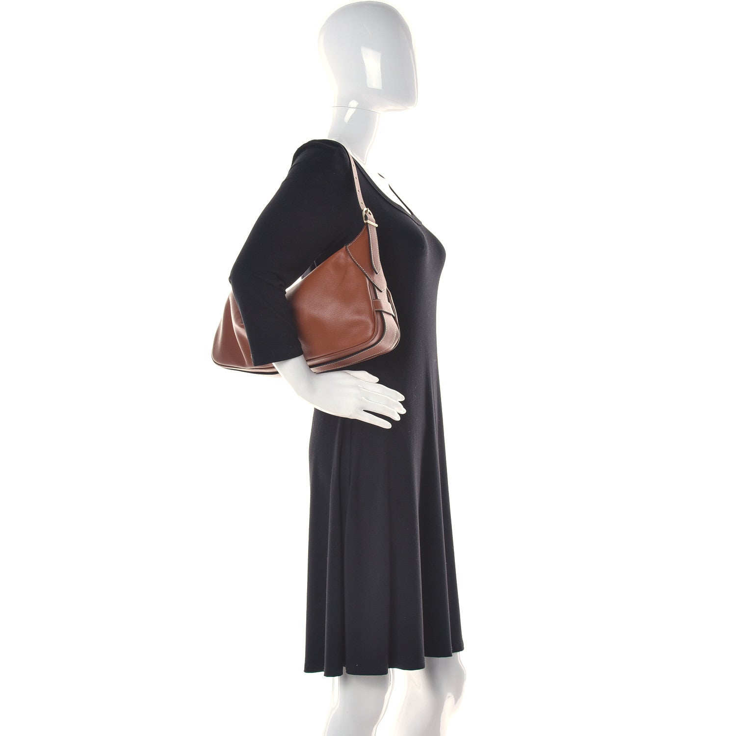 Celine Supple Calfskin Medium Romy Shoulder Bag Tan 2 of 10