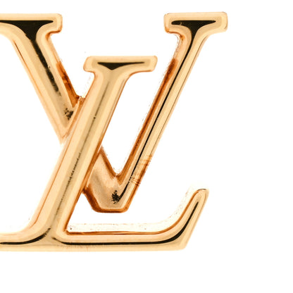 Louis Vuitton Metal LV Iconic Earrings Gold 6 of 7