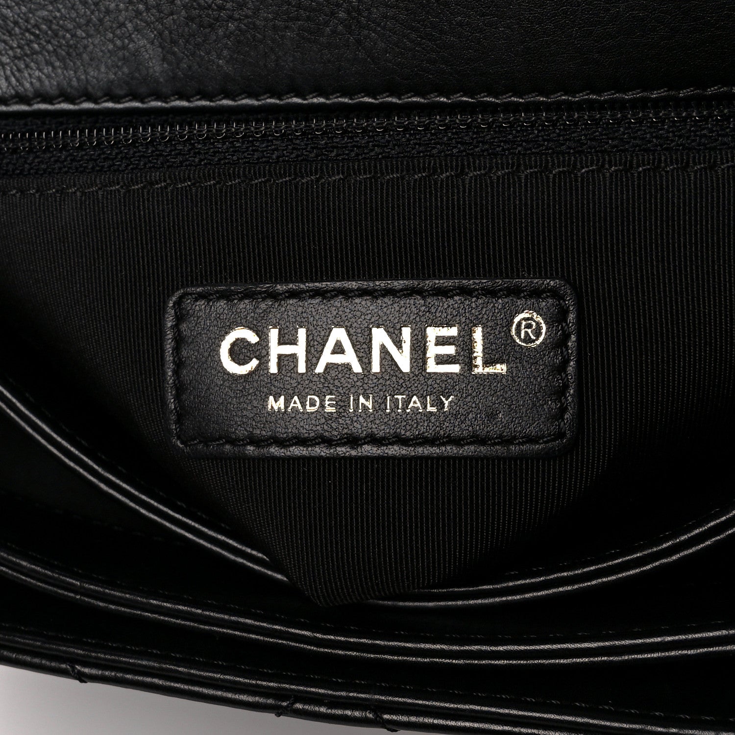Chanel Calfskin Quilted Small Gold Top Handle Flap Black 6 of 11