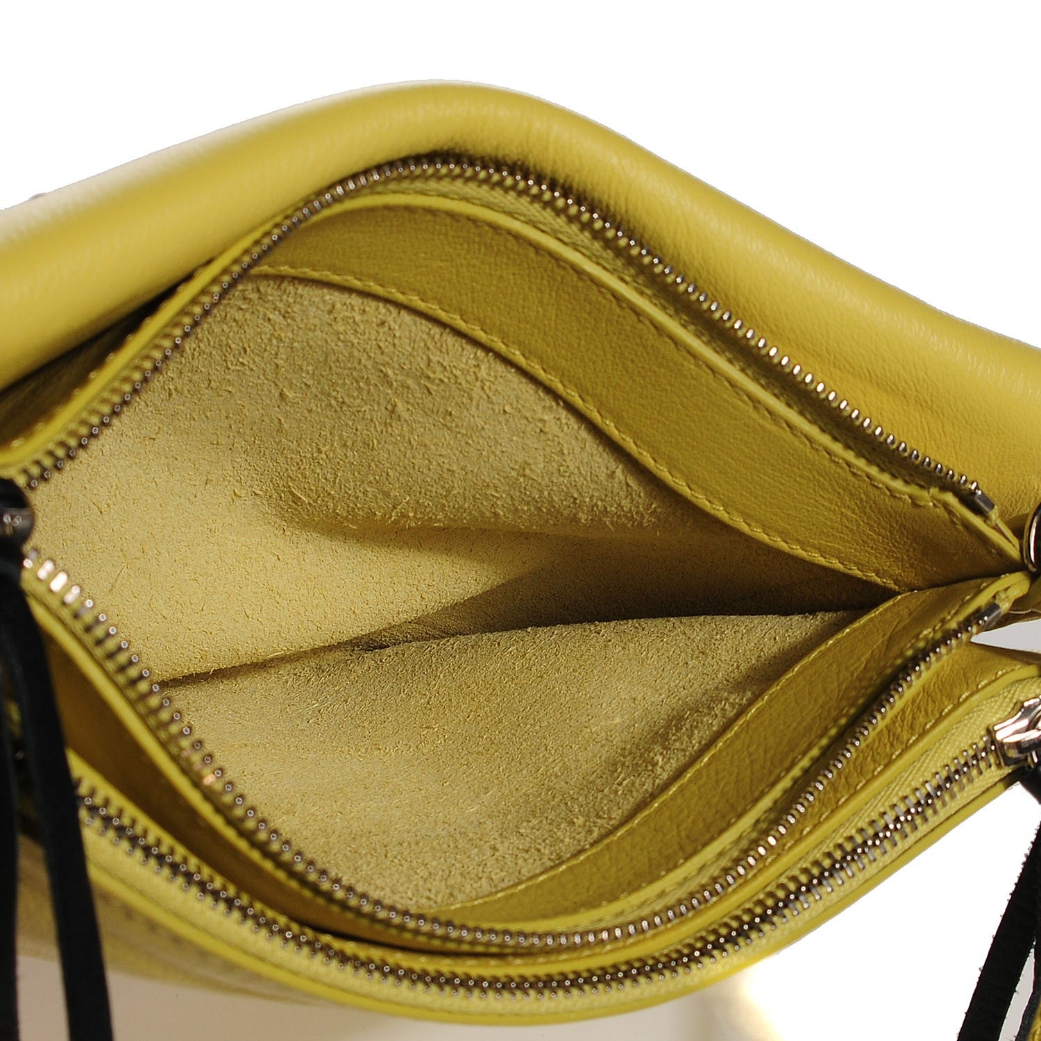 Balenciaga Veau Papier Mini Triple Shoulder Bag Jaune Poussin 5 of 8