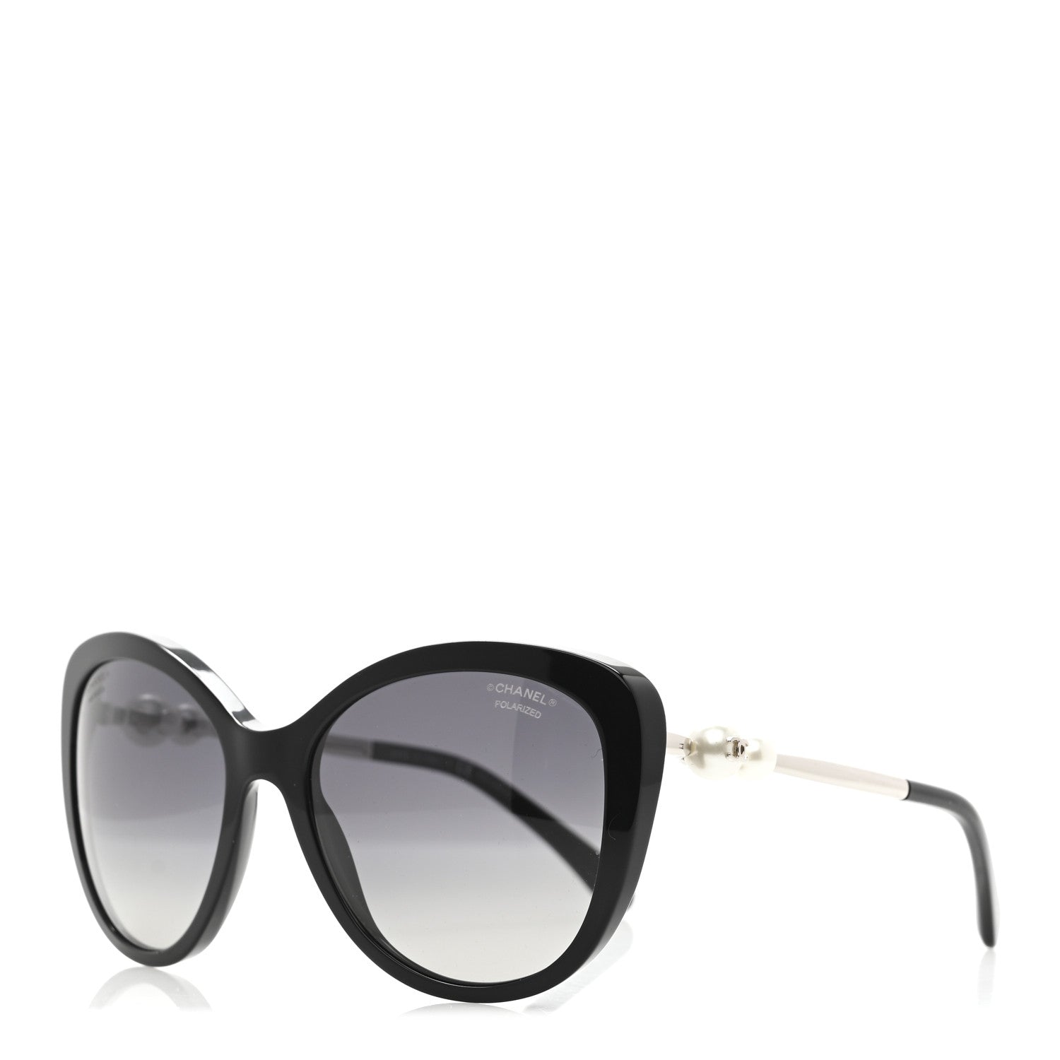 Chanel Pearl Sunglasses 5338-H Black 1 of 8