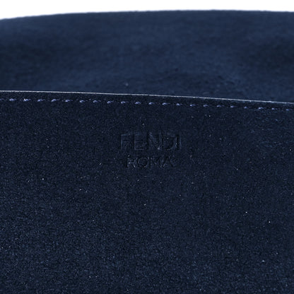 Fendi Technical Fabric FF Large Chain Baguette Marino 6 of 10