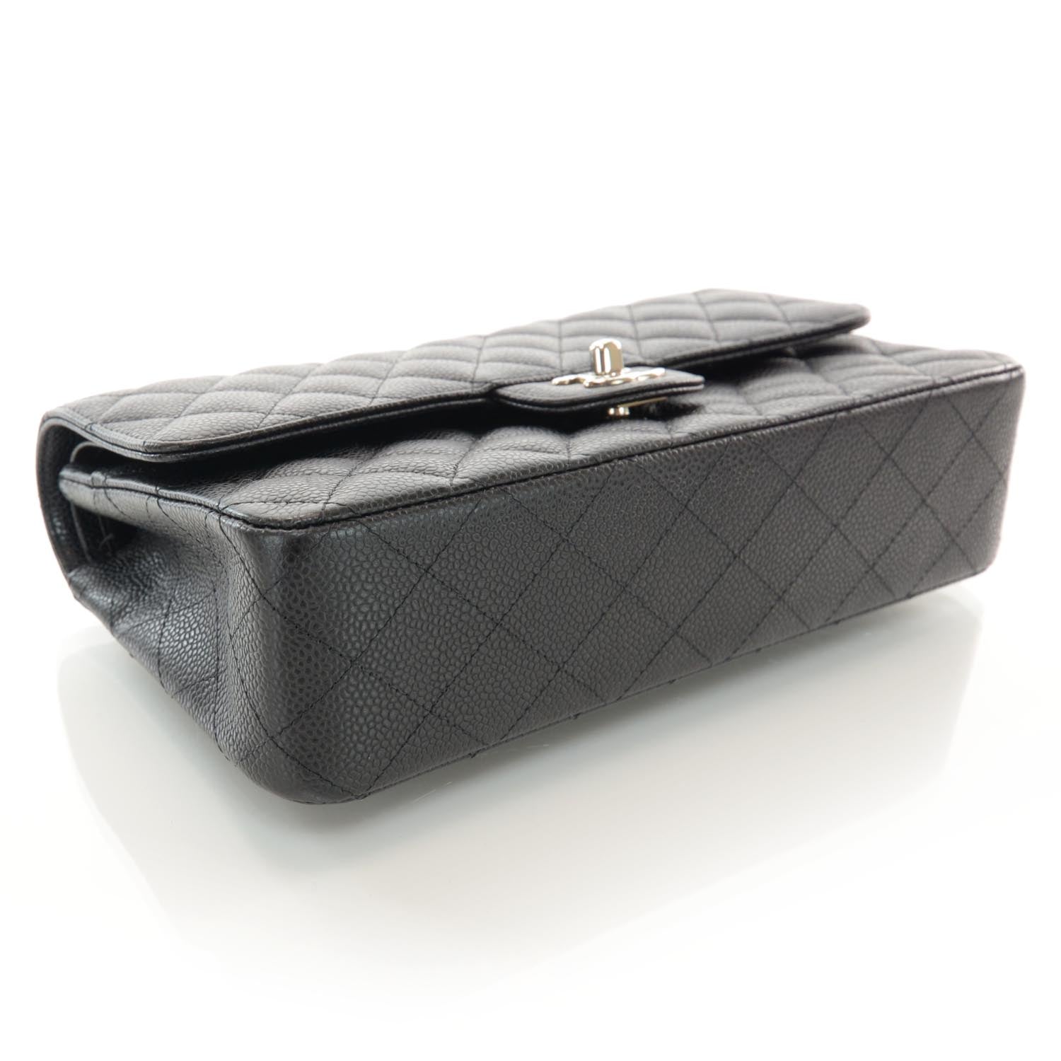 Chanel Caviar Quilted Medium Double Flap Black 4 of 9