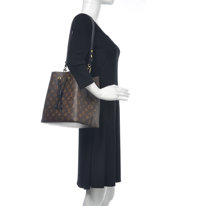 Louis Vuitton Monogram Neonoe MM Black 2 of 9