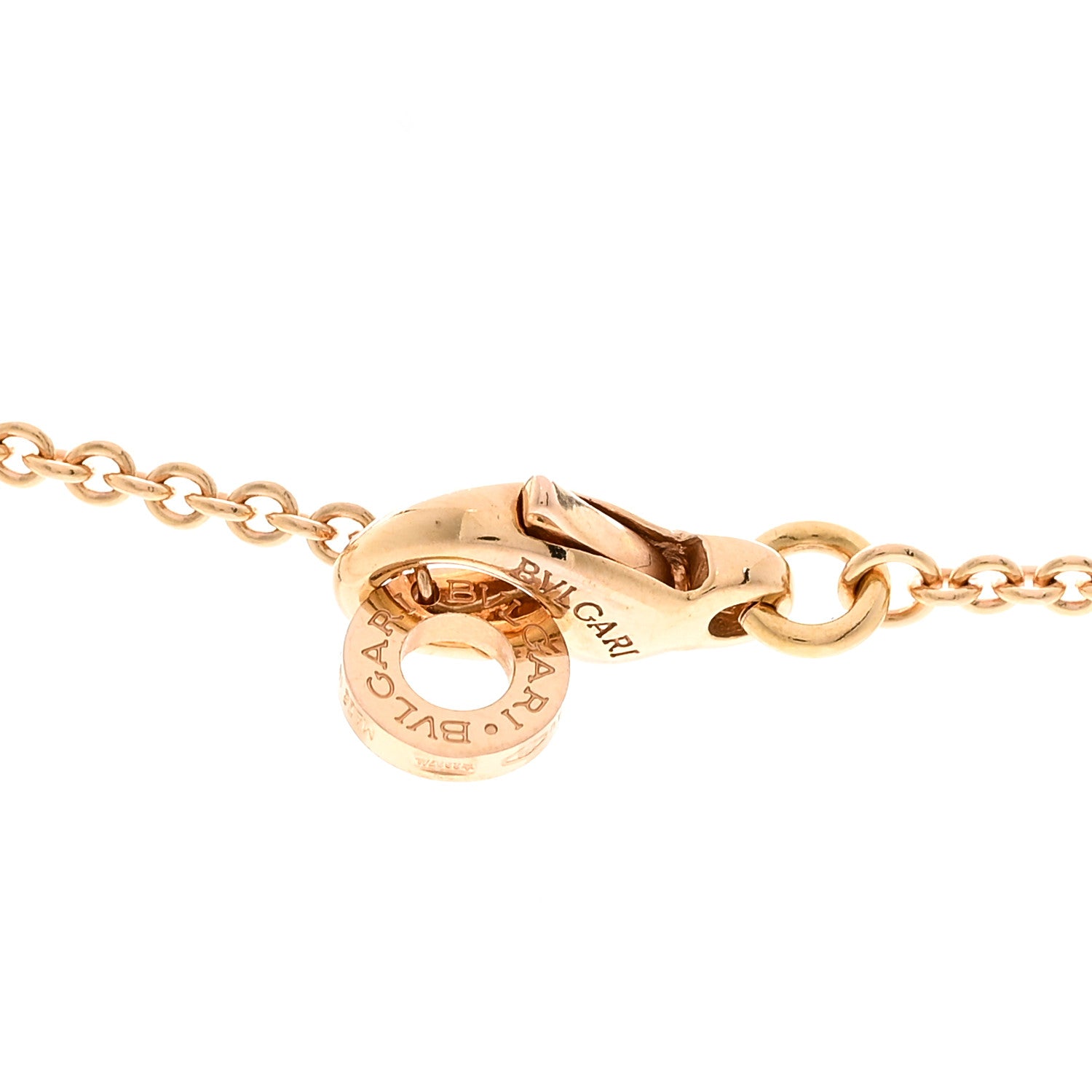 Bulgari 18K Rose Gold B.Zero1 Pendant Necklace 4 of 5