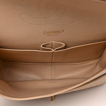 Chanel Caviar Quilted Jumbo Double Flap Beige Clair 5 of 17
