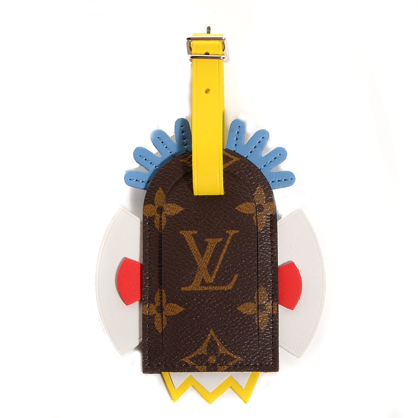 Monogram Tribal Mask Luggage Tag