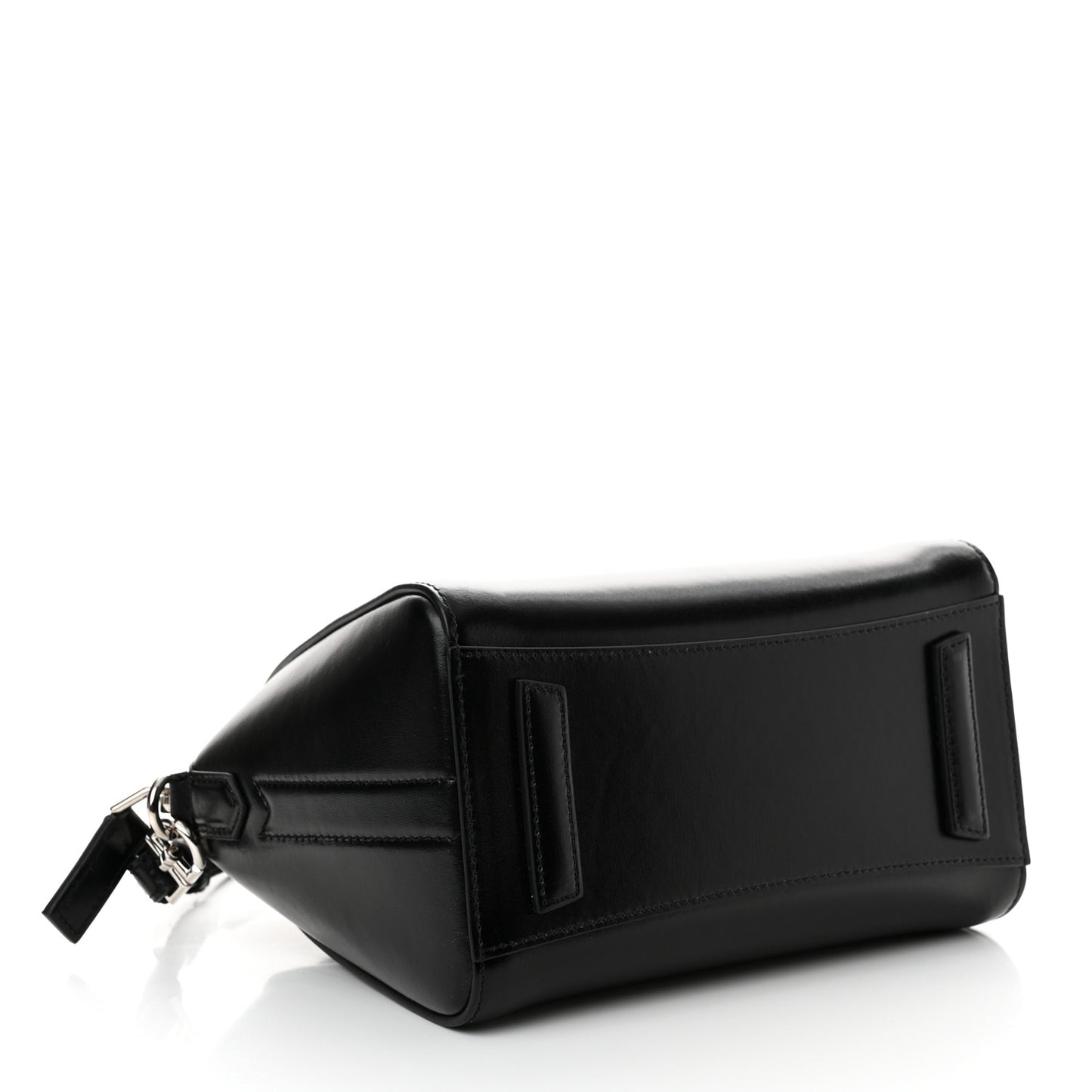 Shiny Lord Calfskin Mini Antigona Black