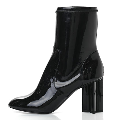 Louis Vuitton Patent Silhouette Ankle Boots 40 Black 1 of 7