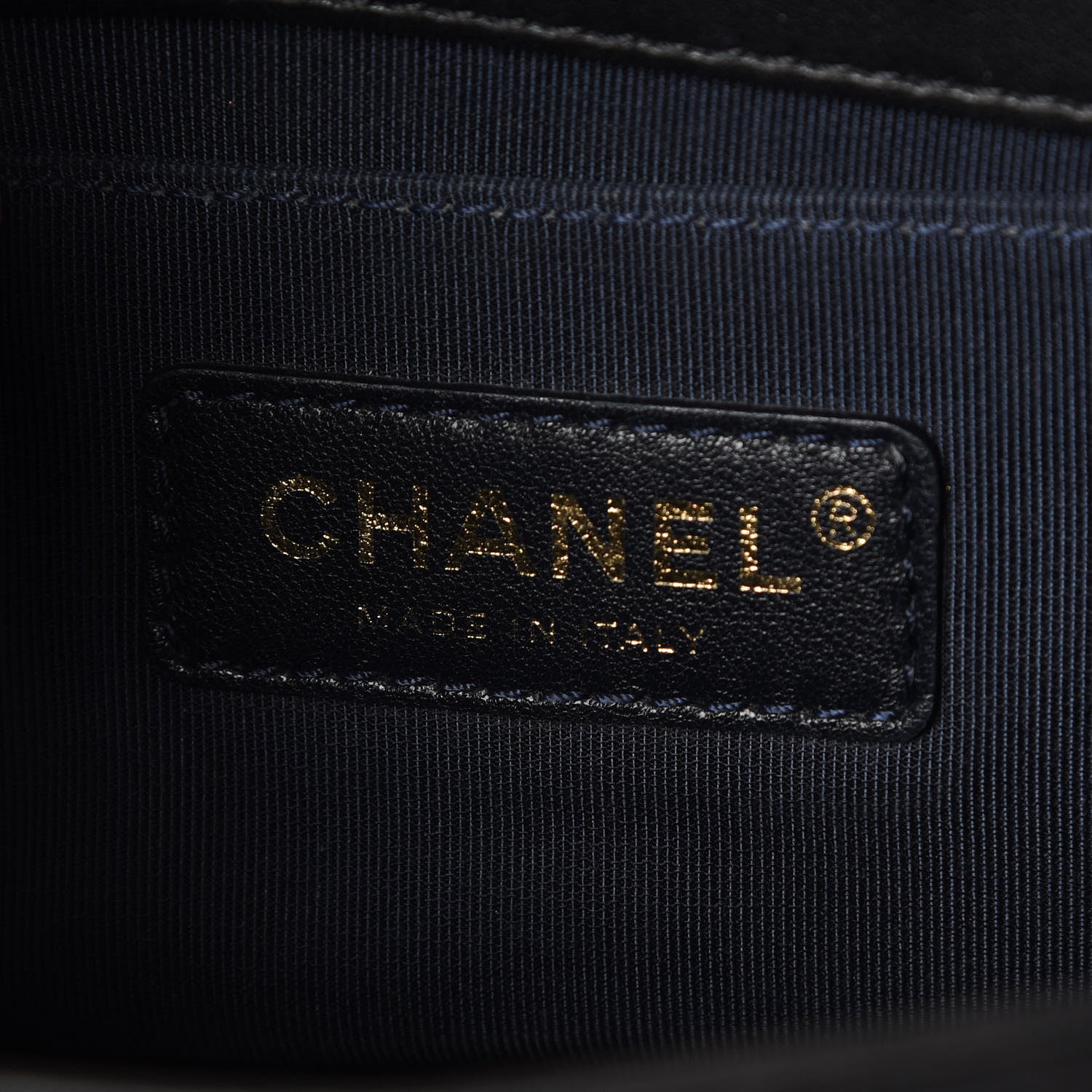 Chanel Calfskin Chevron Quilted Small Boy Flap Black 6 of 10