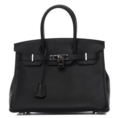 Hermes Togo Birkin 30 Black 1 of 9