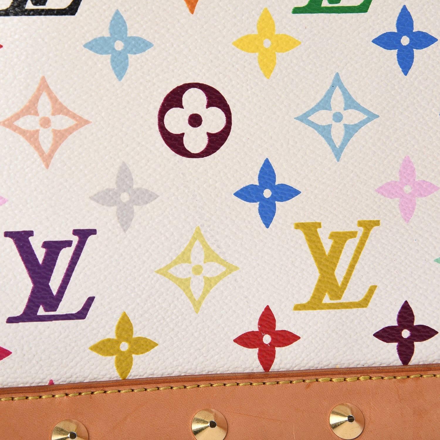 Louis Vuitton Monogram Multicolor Alma White 8 of 8