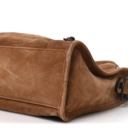Balenciaga Waxed Suede Calfskin Classic Hardware Small Le City Camel Camel 10 of 10