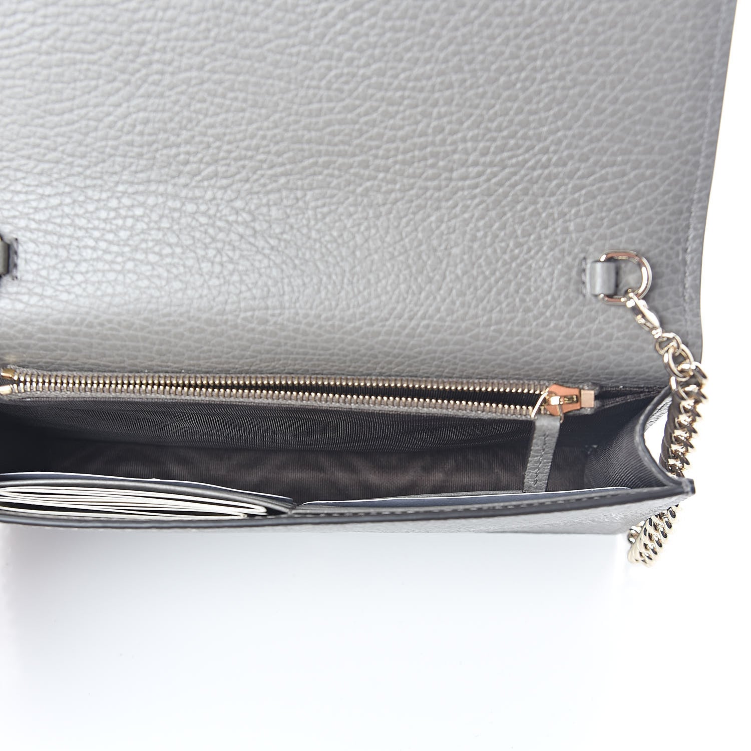 Gucci Dollar Calfskin Medium Betty Chain Wallet Loess 5 of 8